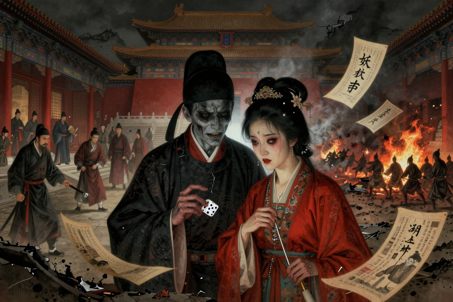 贾环和赵姨娘