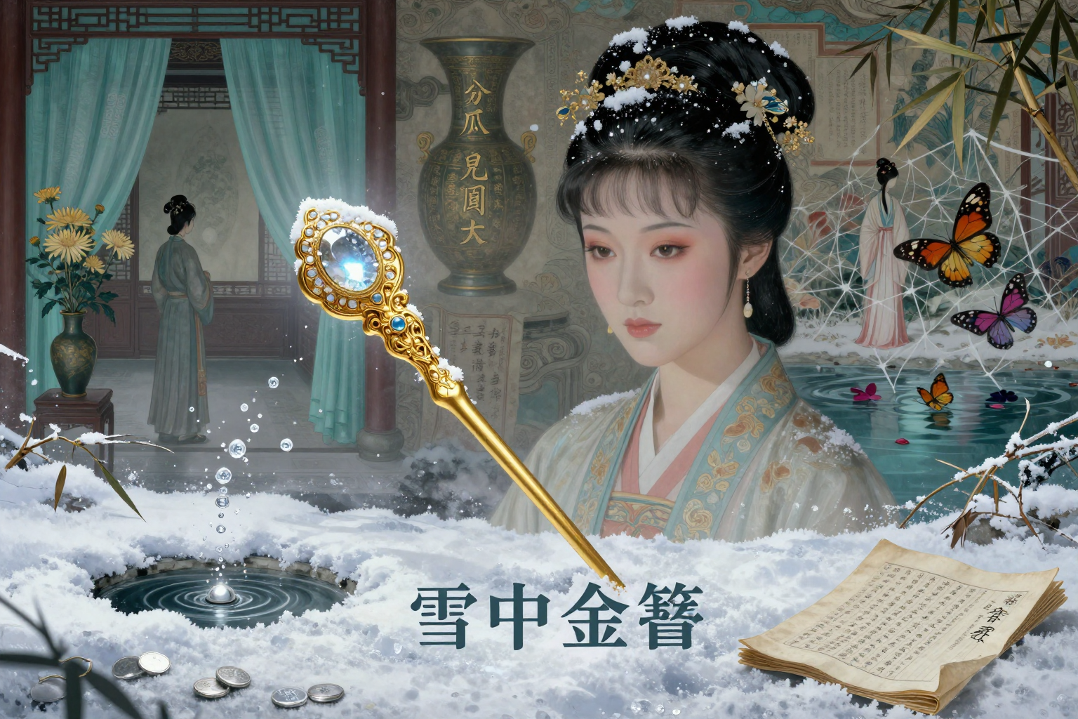 雪中金簪的假恶丑