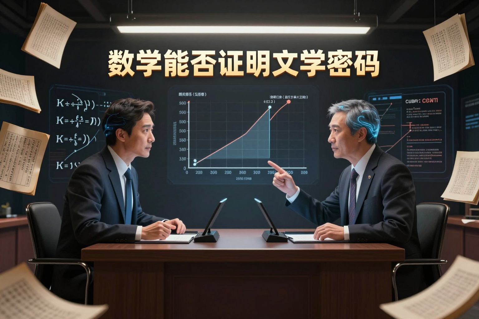 数学能否证明文学密码