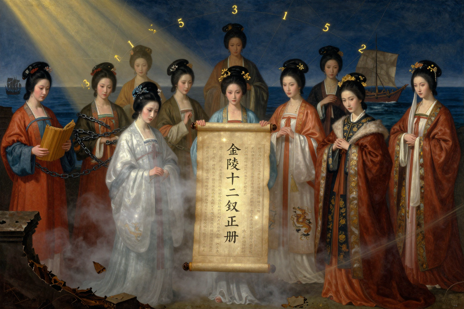 正名与归位:金陵十二钗全部完成解码,这是一部被误读三百年的文明信史 金陵十二钗正名与归位