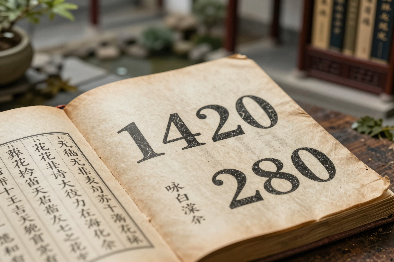 黛玉诗词字数之谜：1420+280的数学必然