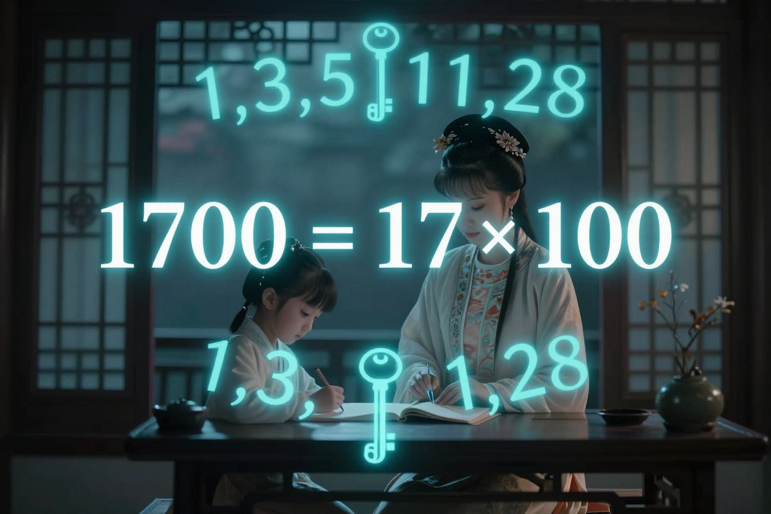 黛玉诗词字数之谜：1700的逻辑闭环