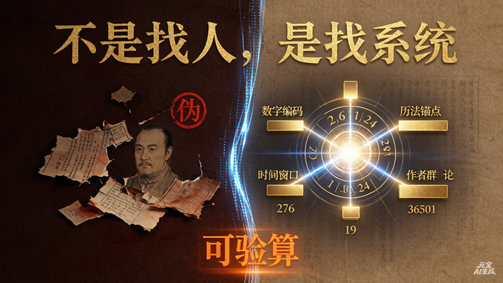 不是找人，是找系统