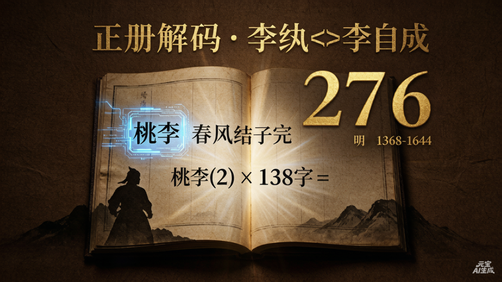 李纨判词里的李自成