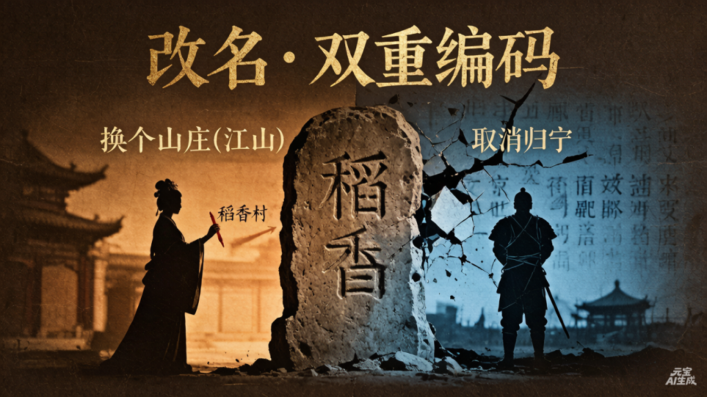 “浣葛山庄”的双重编码