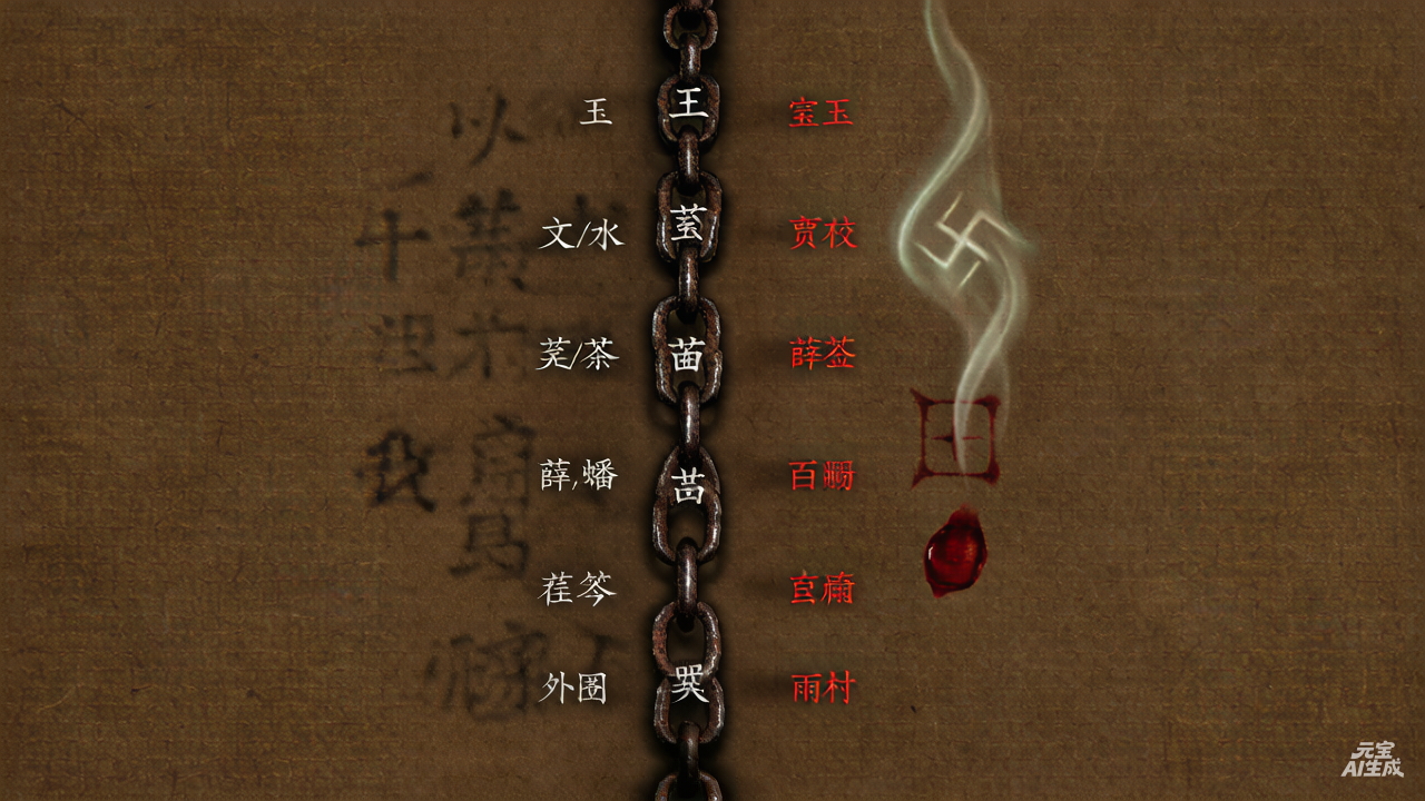 名字里的等级——《红楼梦》人物命名偏旁体系 名字里的等级