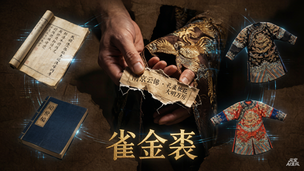 南京云锦雀金裘