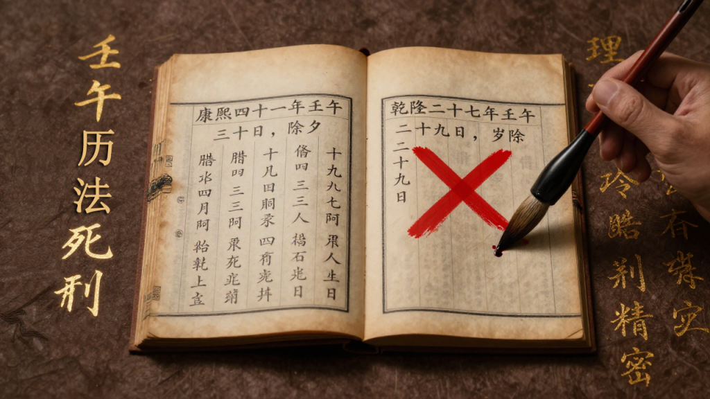 历法死刑——壬午除夕的谎言