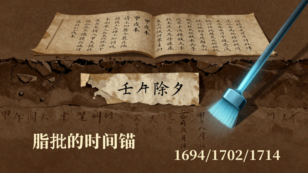 脂批的时间锚——1694/1702/1714