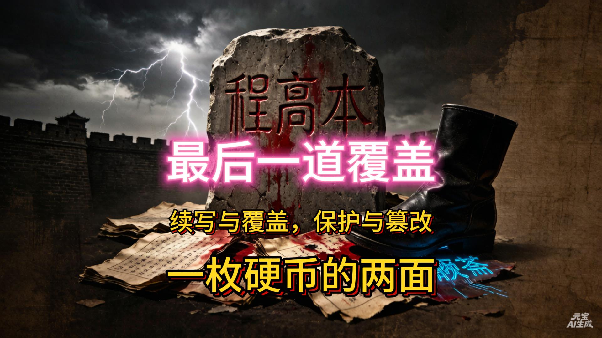 程高本：最后一道覆盖