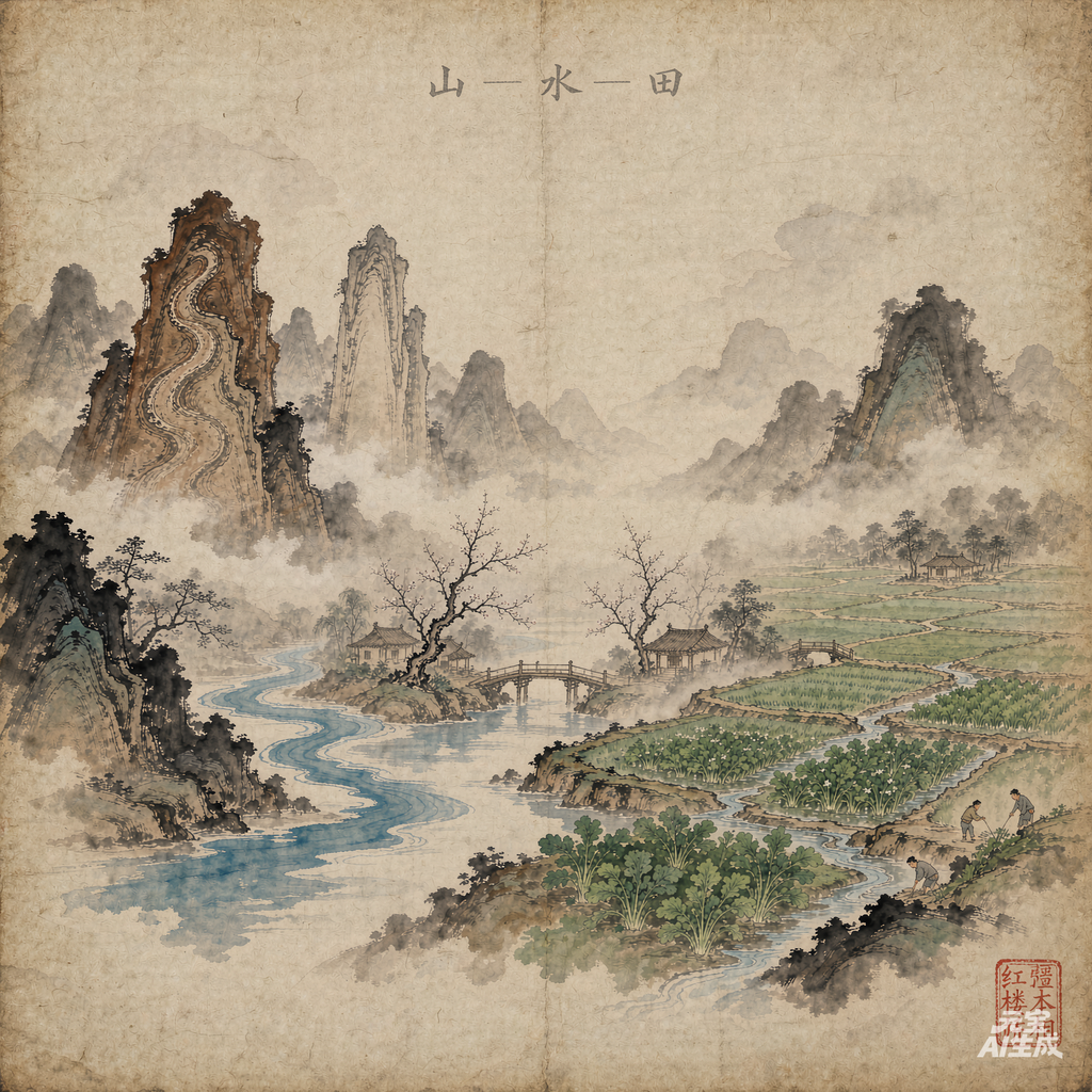 山水田