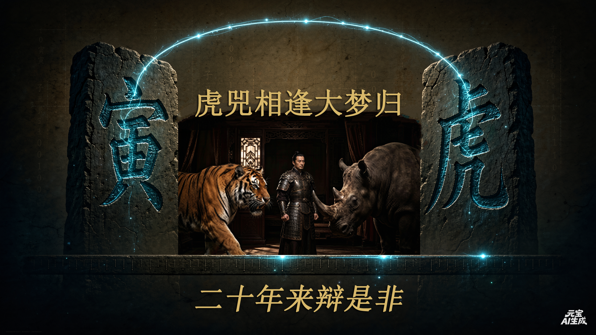 虎兕相逢的“虎”：一首倒叙判词里的多重编码